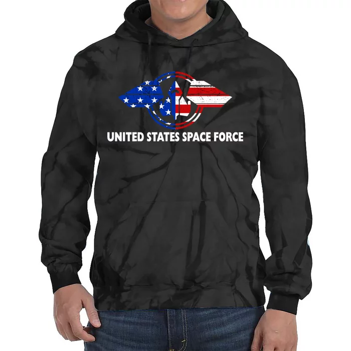 United States Space Force Tie Dye Hoodie