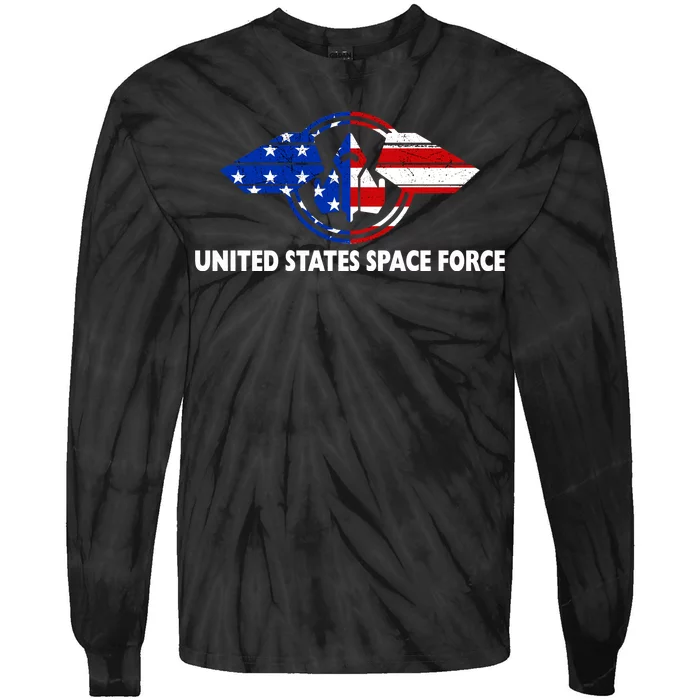 United States Space Force Tie-Dye Long Sleeve Shirt