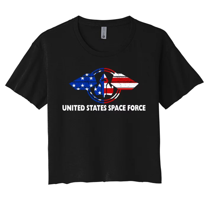 United States Space Force Women's Crop Top Tee