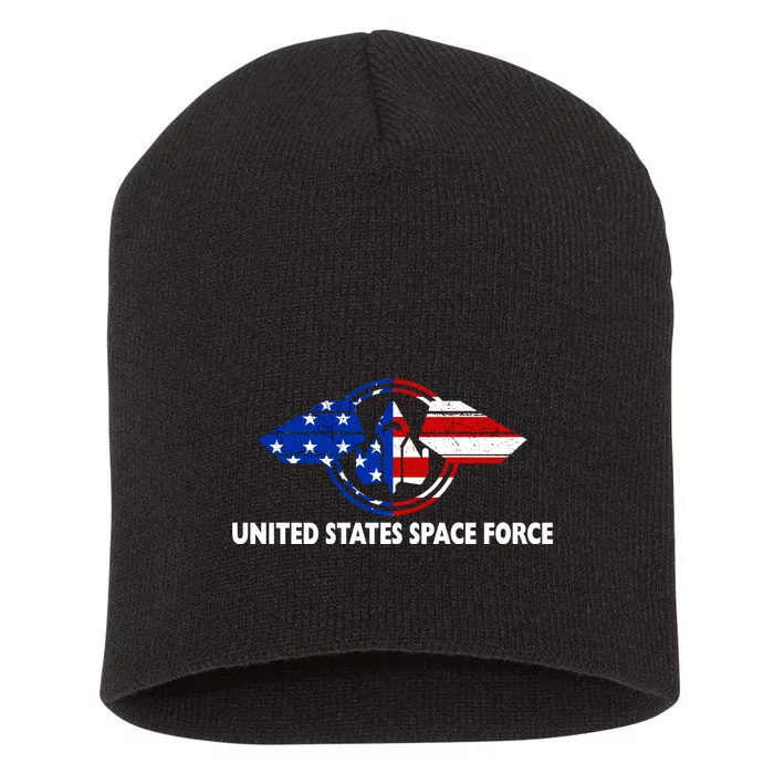 United States Space Force Short Acrylic Beanie