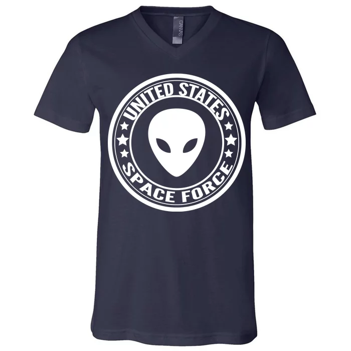 United States Space Force Alien V-Neck T-Shirt