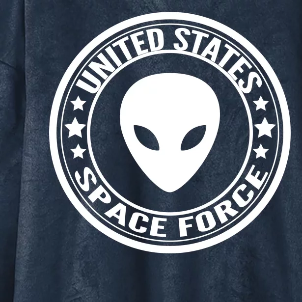 United States Space Force Alien Hooded Wearable Blanket