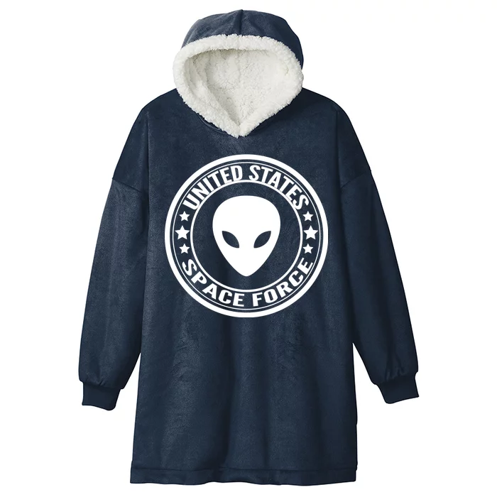 United States Space Force Alien Hooded Wearable Blanket