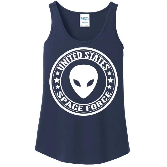 United States Space Force Alien Ladies Essential Tank