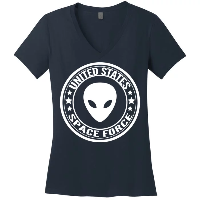 United States Space Force Alien Women's V-Neck T-Shirt