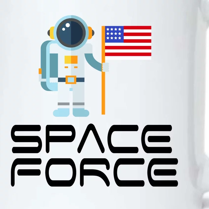 United States Space Force Astronaut Flag Black Color Changing Mug