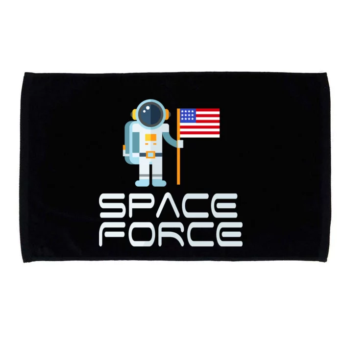 United States Space Force Astronaut Flag Microfiber Hand Towel