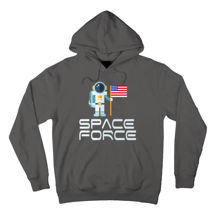 United States Space Force Astronaut Flag Tall Hoodie