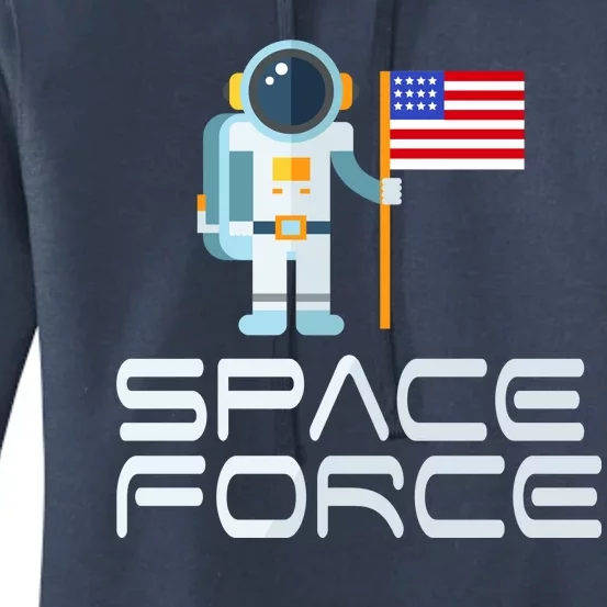 United States Space Force Astronaut Flag Women's Pullover Hoodie