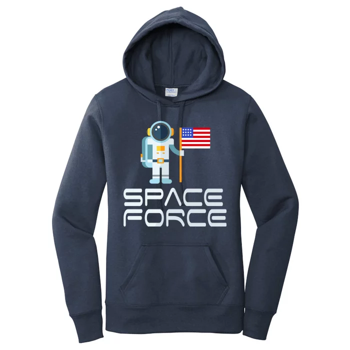 United States Space Force Astronaut Flag Women's Pullover Hoodie