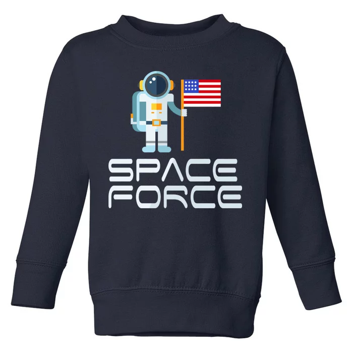 United States Space Force Astronaut Flag Toddler Sweatshirt