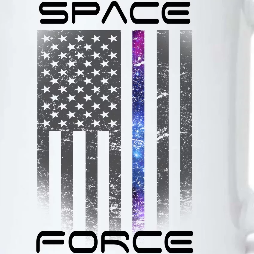 United States Space Force Flag Black Color Changing Mug