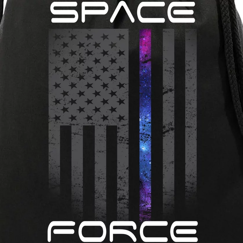 United States Space Force Flag Drawstring Bag