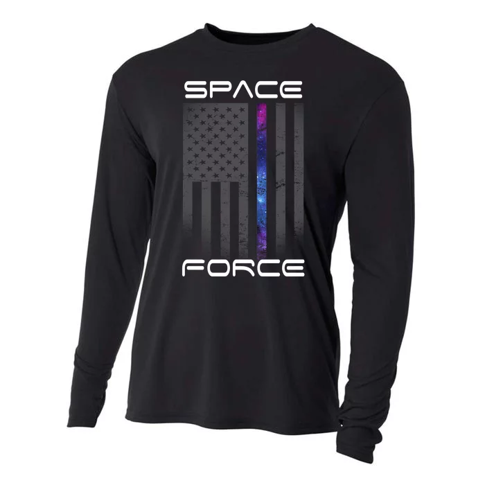 United States Space Force Flag Cooling Performance Long Sleeve Crew