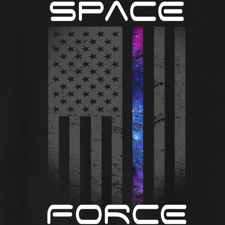 United States Space Force Flag Women's Crop Top Tee