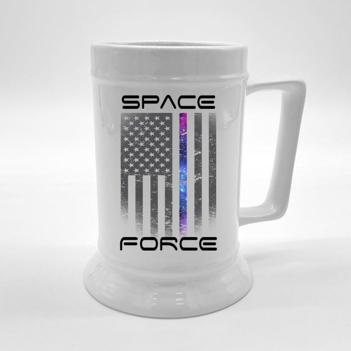 United States Space Force Flag Front & Back Beer Stein