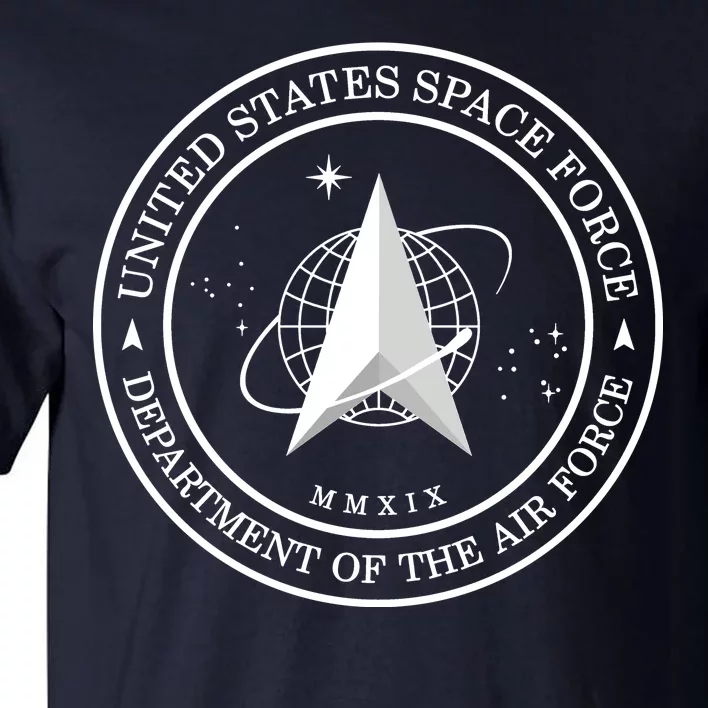 United States Space Force Outline Logo Tall T-Shirt