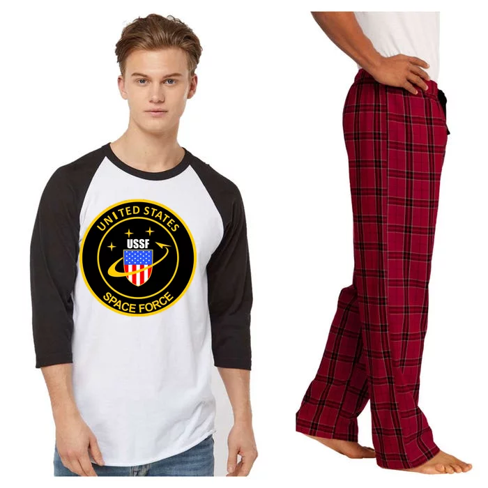 United States Space Force USSF Raglan Sleeve Pajama Set