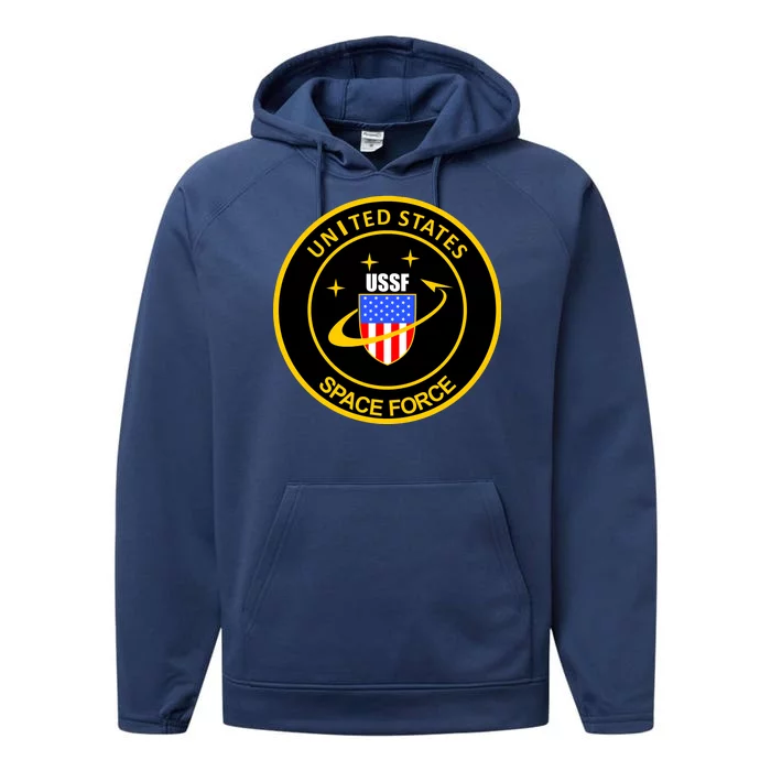 United States Space Force USSF Performance Fleece Hoodie