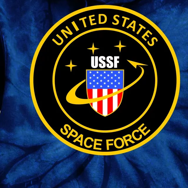 United States Space Force USSF Tie Dye Hoodie