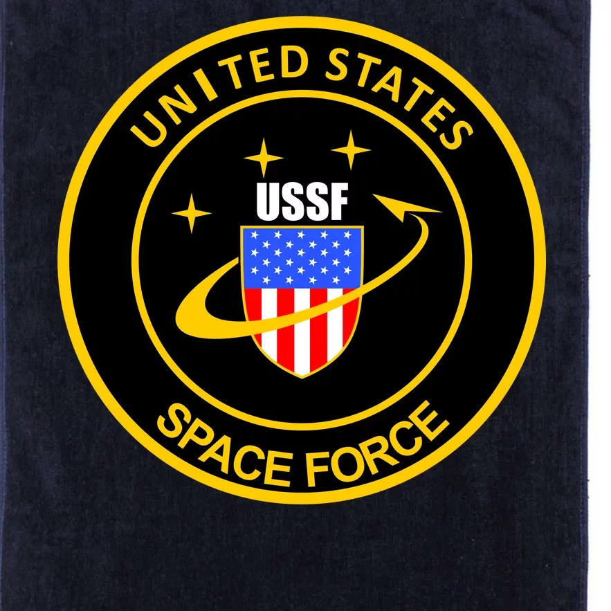 United States Space Force USSF Platinum Collection Golf Towel