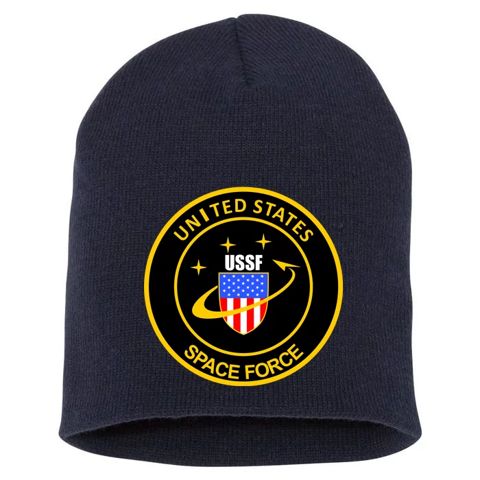 United States Space Force USSF Short Acrylic Beanie