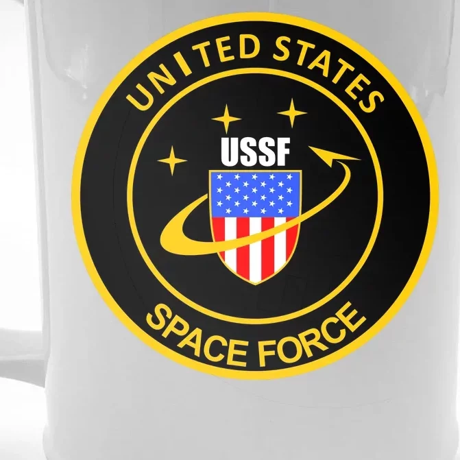 United States Space Force USSF Front & Back Beer Stein