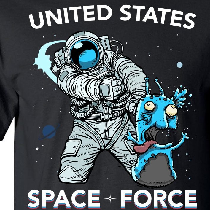 United States Space Force USSF Alien Fight Tall T-Shirt