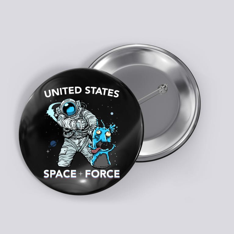 United States Space Force USSF Alien Fight Button