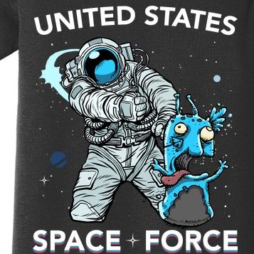 United States Space Force USSF Alien Fight Baby Bodysuit