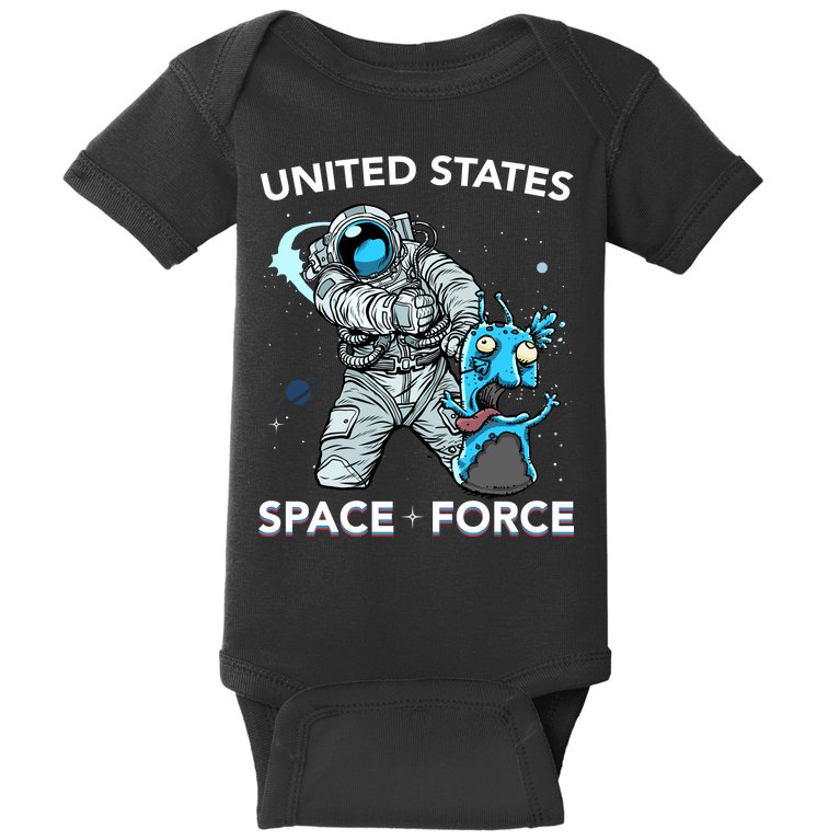 United States Space Force USSF Alien Fight Baby Bodysuit