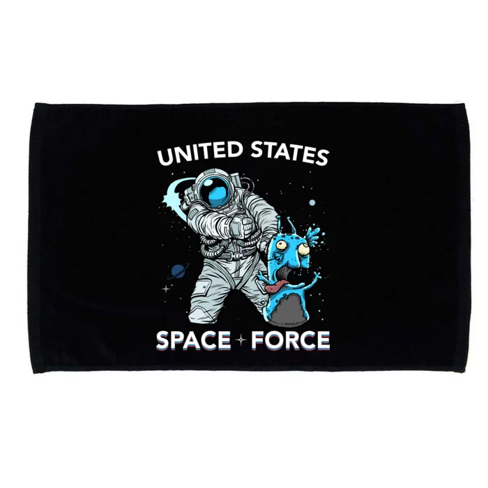 United States Space Force USSF Alien Fight Microfiber Hand Towel