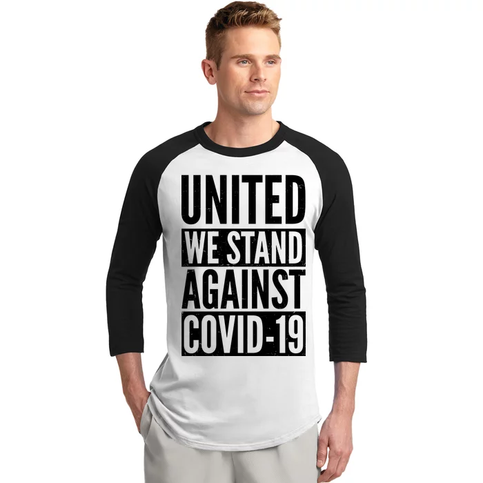 United We Stand Against Covid-19 Baseball Sleeve Shirt