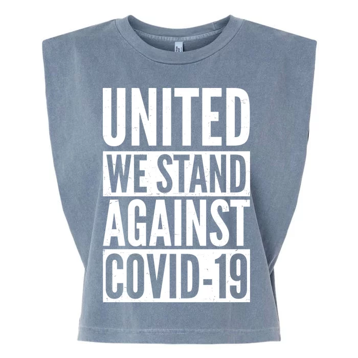 United We Stand Against Covid-19 Garment-Dyed Women's Muscle Tee