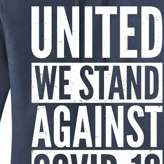 United We Stand Against Covid-19 Women's Pullover Hoodie