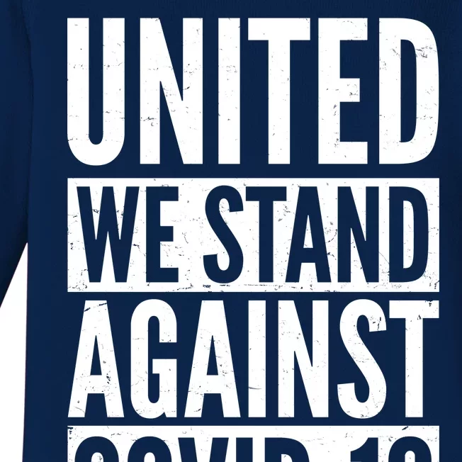 United We Stand Against Covid-19 Baby Long Sleeve Bodysuit