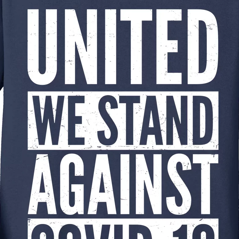 United We Stand Against Covid-19 Kids Long Sleeve Shirt