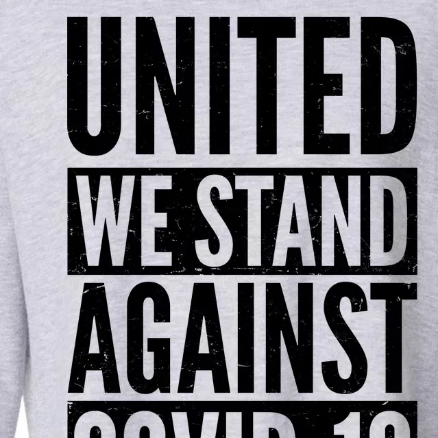 United We Stand Against Covid-19 Cropped Pullover Crew