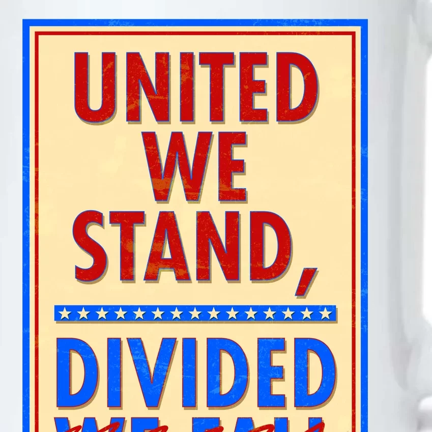 United We Stand Divided Black Color Changing Mug