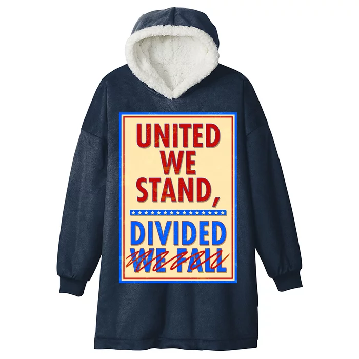 United We Stand Divided Hooded Wearable Blanket