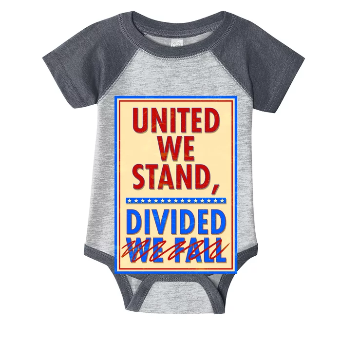 United We Stand Divided Infant Baby Jersey Bodysuit