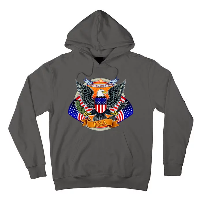 United We Stand USA Eagle Crest Tall Hoodie