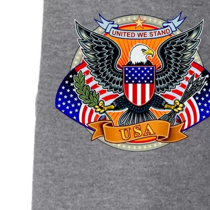 United We Stand USA Eagle Crest Doggie 3-End Fleece Hoodie