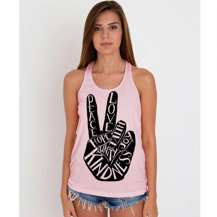 Unity Day Women's Knotted Racerback Tank