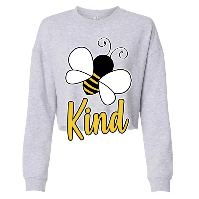 Unity Day Bee Kind Cropped Pullover Crew