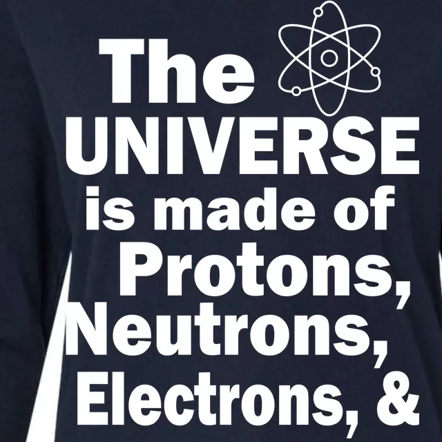 Universe Is Made Of Morons Womens Cotton Relaxed Long Sleeve T-Shirt