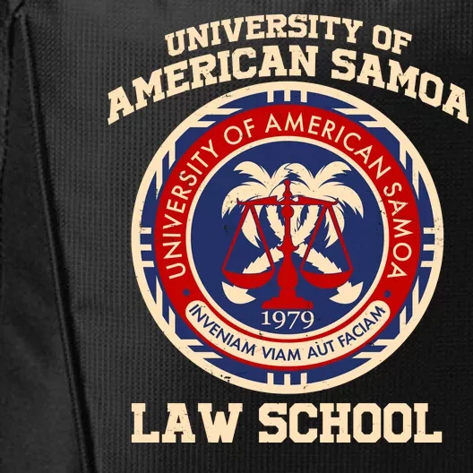 University of Samoa Law School Logo Emblem City Backpack