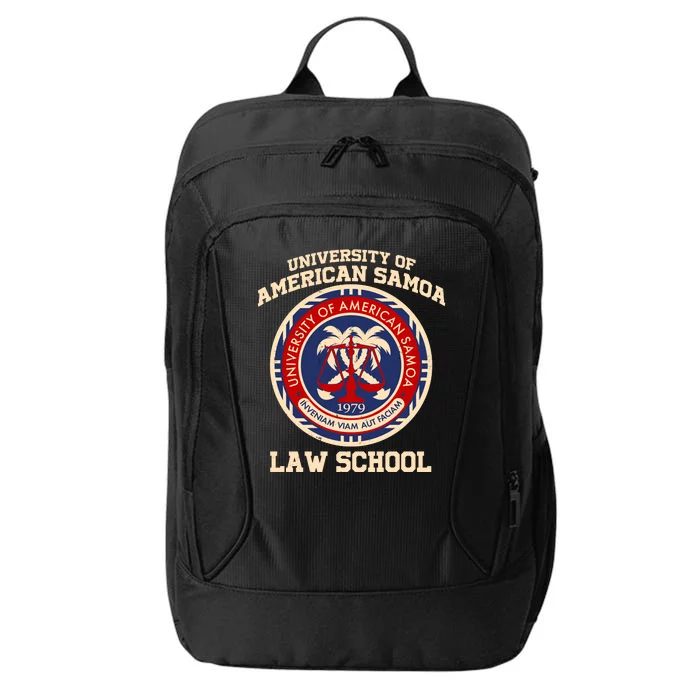 University of Samoa Law School Logo Emblem City Backpack