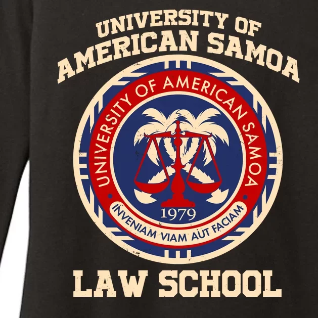 University of Samoa Law School Logo Emblem Womens CVC Long Sleeve Shirt