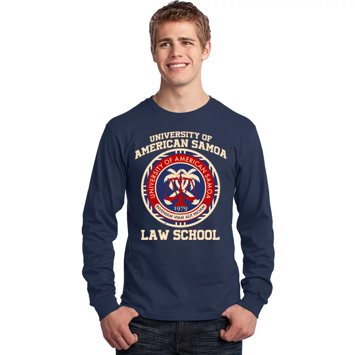 University of Samoa Law School Logo Emblem Long Sleeve Shirt